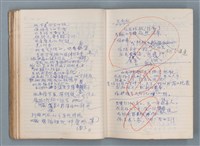 主要名稱：刑鞭吻上了我的臉等手稿（筆記本）圖檔，第49張，共92張
