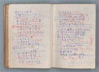 主要名稱：刑鞭吻上了我的臉等手稿（筆記本）圖檔，第64張，共92張