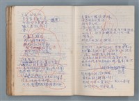 主要名稱：刑鞭吻上了我的臉等手稿（筆記本）圖檔，第67張，共92張