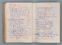 主要名稱：刑鞭吻上了我的臉等手稿（筆記本）圖檔，第69張，共92張