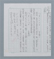 主要名稱：無題名：八月二十日....../劃一題名：迴夢約園—揭開《智慧的燈》的面紗（校對手寫散稿）圖檔，第2張，共3張