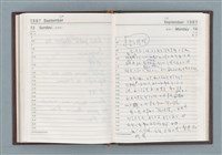 主要名稱：1987年筆記本「Rwrbery……」等篇圖檔，第25張，共49張