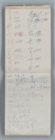 主要名稱：隨筆筆記（雲光孔雀藍底花瓶計算本）圖檔，第46張，共85張