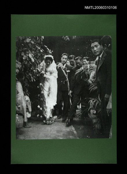 主要名稱：友人結婚照片(影本)圖檔，第1張，共1張