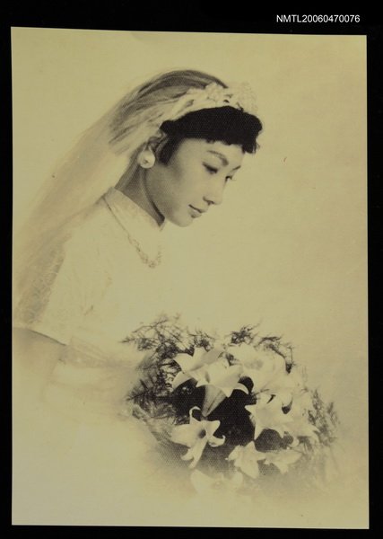 主要名稱：張漱菡婚前留影（1956）圖檔，第1張，共1張