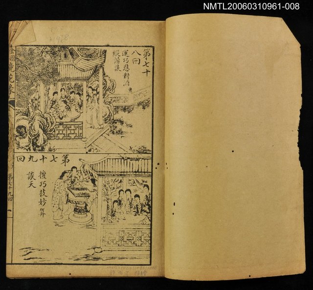 主要名稱：精繪全圖足本鏡花緣全傳卷十圖檔，第2張，共2張