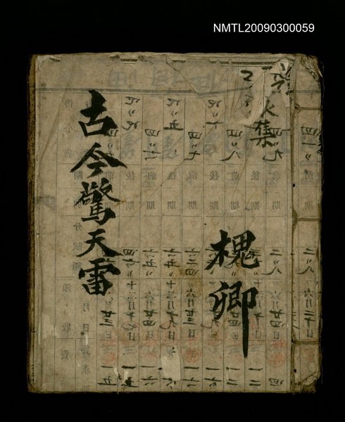 主要名稱：古今驚天雷（手抄本）圖檔，第1張，共1張