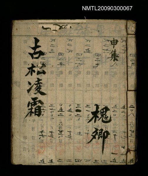 主要名稱：古松凌霜 申集圖檔，第1張，共1張