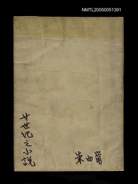主要名稱：廿世紀之小說圖檔，第1張，共1張