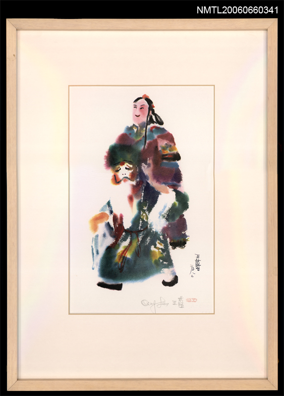 主要名稱：彩色平劇人物畫圖檔，第1張，共1張