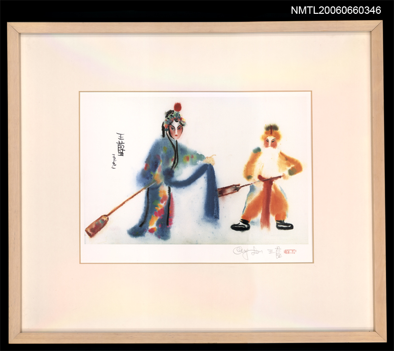 主要名稱：彩色平劇人物畫圖檔，第1張，共1張