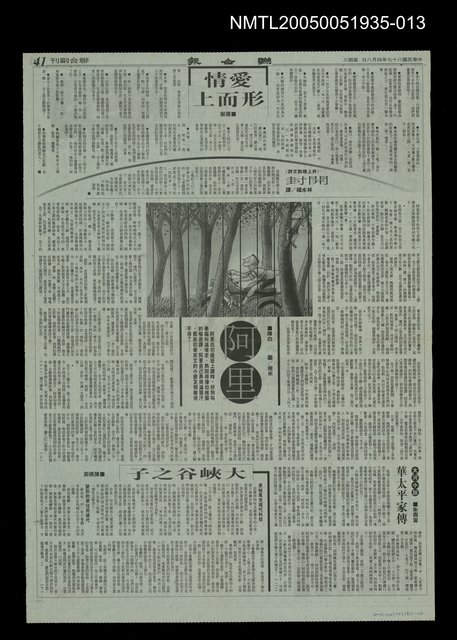 主要標題：華太平家傳 (大河小說)12圖檔，第1張，共1張