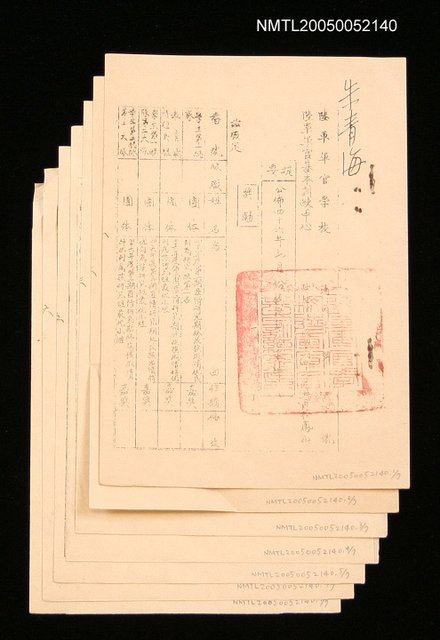 主要名稱：陸軍軍官學校．陸軍軍官基本訓練中心獎懲令圖檔，第1張，共1張