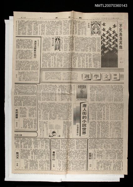 主要標題：不死鳥及其他/報紙名稱：聯合報圖檔，第1張，共1張