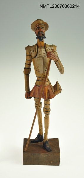 主要名稱：夢幻騎士（人形木雕）圖檔，第1張，共1張