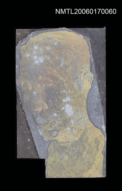 主要名稱：吳瀛濤身影銅刻圖檔，第1張，共1張