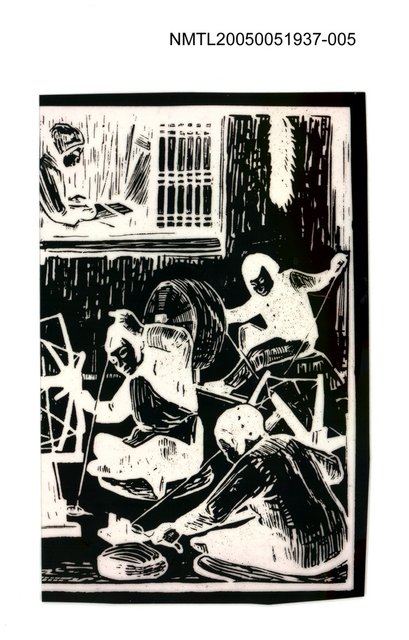 主要名稱：版画底稿  〈5〉圖檔，第1張，共1張