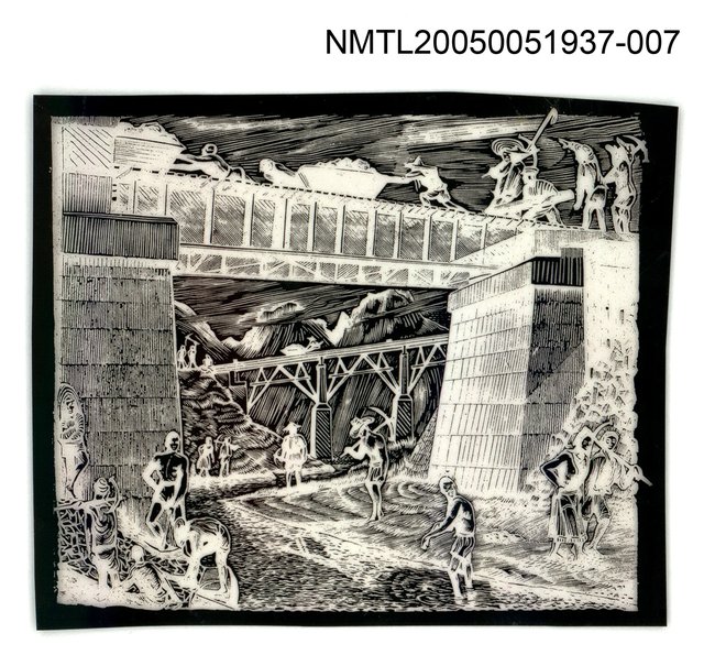 主要名稱：版画底稿  〈7〉圖檔，第1張，共1張