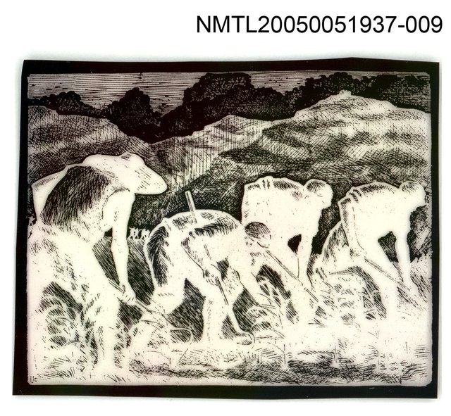 主要名稱：版画底稿  〈9〉圖檔，第1張，共1張