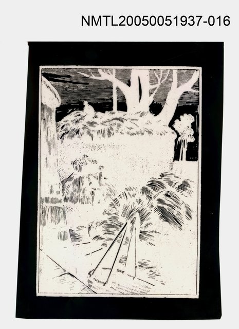 主要名稱：版画底稿  〈16〉圖檔，第1張，共1張