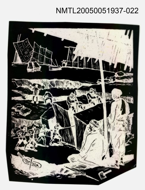 主要名稱：版画底稿  〈22〉圖檔，第1張，共1張