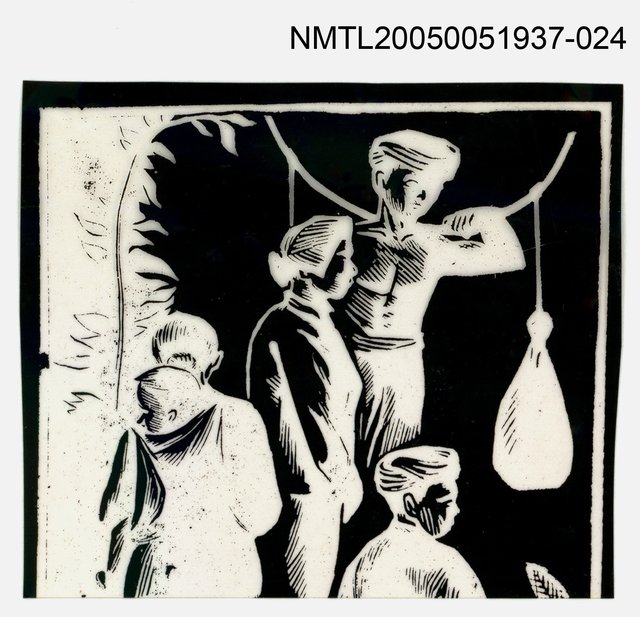 主要名稱：版画底稿  〈24〉圖檔，第1張，共1張