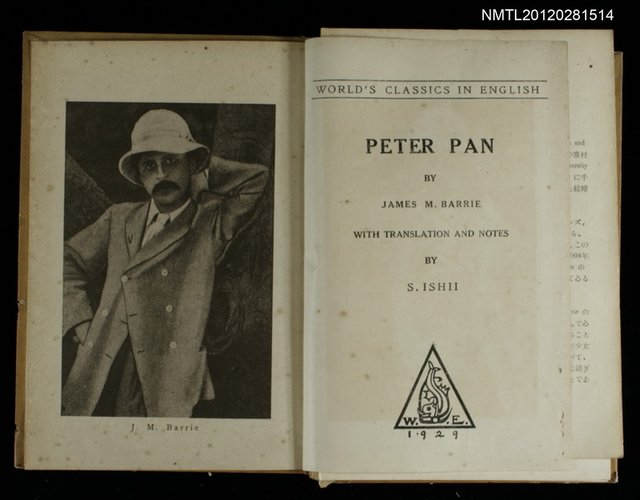 主要名稱：PETER PAN/全集題名：英文世界名著全集圖檔，第2張，共2張