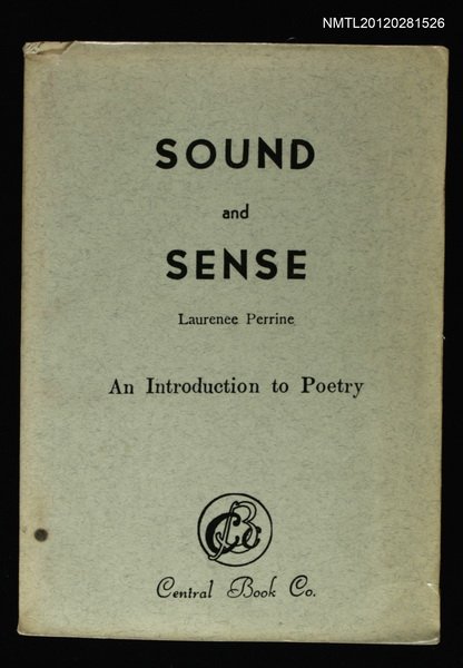 主要名稱：SOUND AND SENSE圖檔，第1張，共1張