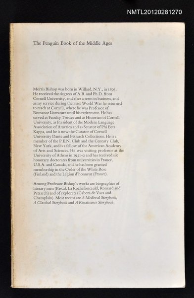 主要名稱：THE PENGUIN BOOK OF THE MIDDLE AGES圖檔，第1張，共1張