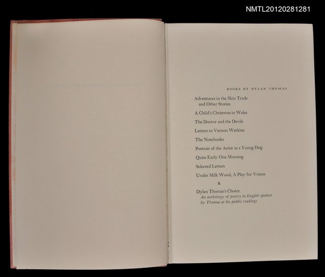 主要名稱：THE COLLECTED POEMS OF DYLAN THOMAS圖檔，第2張，共2張