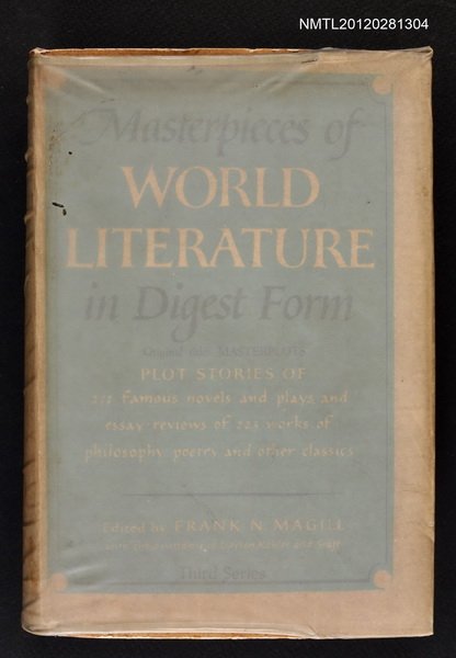 主要名稱：MASTERPIECES OF WORLD LITERATURE IN DIGEST FORM THIRD SERIES圖檔，第1張，共1張