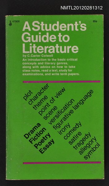 主要名稱：A STUDENT’S GUIDE TO LITERATURE圖檔，第1張，共1張