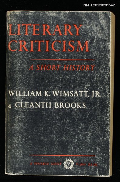 主要名稱：LITERARY CRITICISM圖檔，第1張，共1張