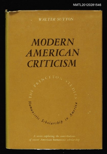 主要名稱：MODERN AMERICAN CRITICISM圖檔，第1張，共1張