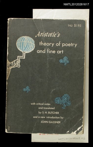 主要名稱：ARISTOTLE’S THEORY OF POETRY AND FINE ART圖檔，第1張，共1張