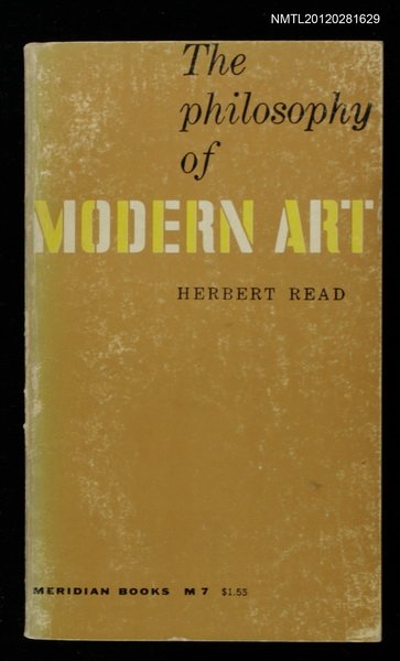 主要名稱：THE PHILOSOPHY OF MODERN ART圖檔，第1張，共1張