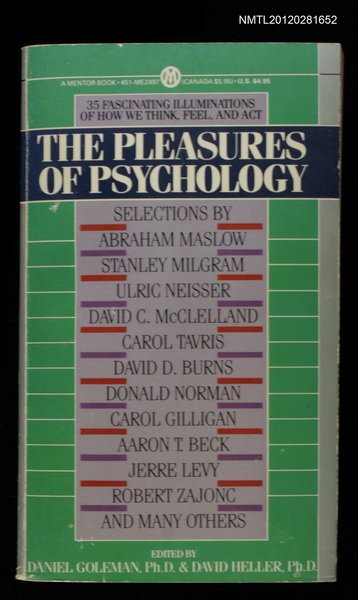 主要名稱：THE PLEASURES OF PSYCHOLOGY圖檔，第1張，共1張