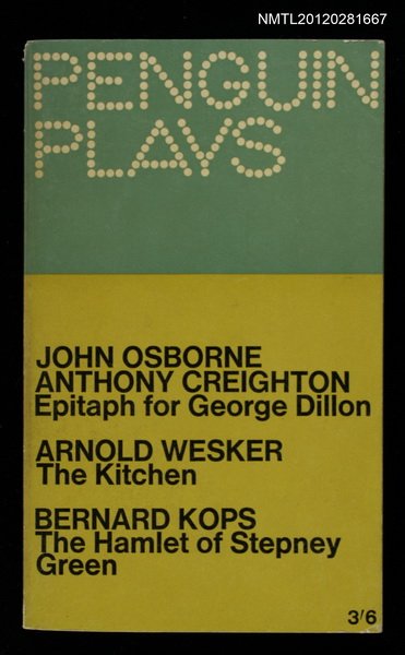 主要名稱：EPITAPH FOR GEORGE DILLON/主要名稱：THE KITCHEN/主要名稱：THE HAMLET OF STEPNEY GREEN圖檔，第1張，共1張