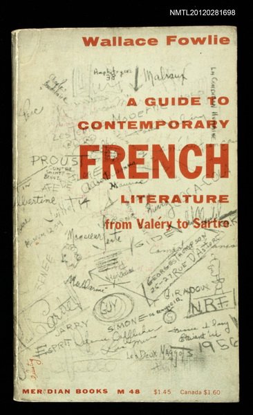 主要名稱：A GUIDE TO CONTEMPORARY FRENCH LITERATURE圖檔，第1張，共1張