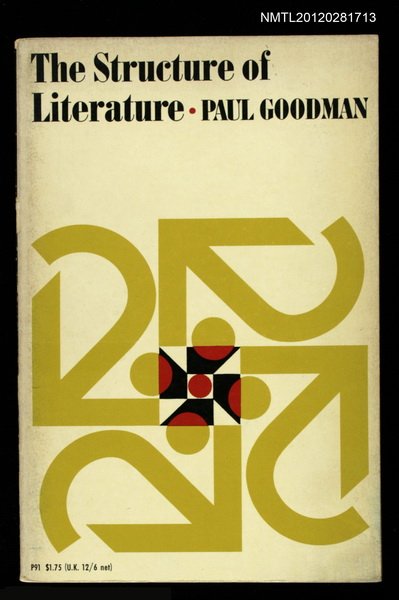 主要名稱：THE STRUCTURE OF LITERATURE圖檔，第1張，共1張