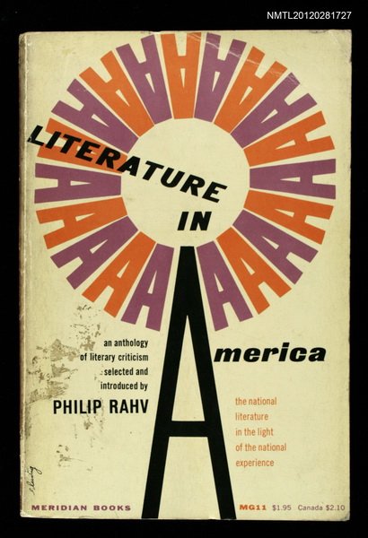 主要名稱：LITERATURE IN AMERICA圖檔，第1張，共1張