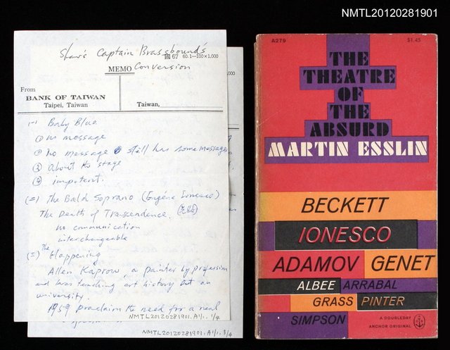 主要名稱：THE THEATRE OF THE ABSURD圖檔，第1張，共1張