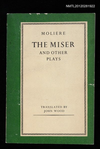 主要名稱：THE MISER AND OTHER PLAYS圖檔，第1張，共1張