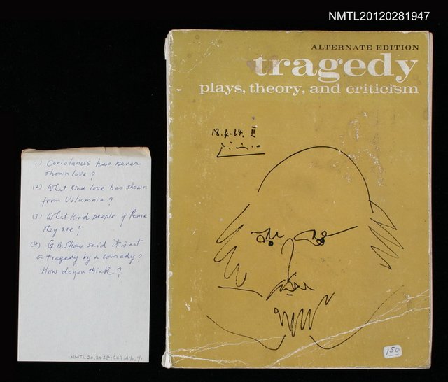 主要名稱：TRAGEDY-PLAYS, THEORY, AND CRITICISM圖檔，第1張，共1張