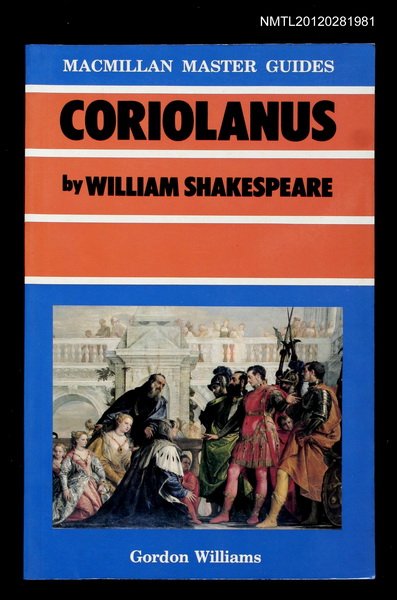 主要名稱：CORIOLANUS BY WILLIAM SHAKEPEARE圖檔，第1張，共1張
