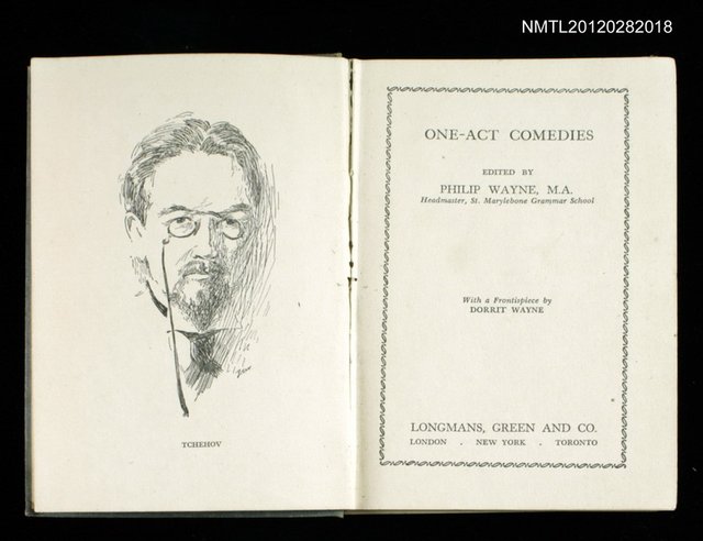 主要名稱：ONE-ACT COMEDIES圖檔，第1張，共1張