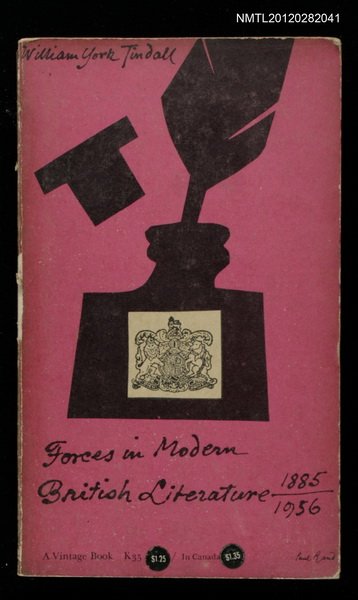 主要名稱：FORCES MODERN BRITISH LITERATURE 1885-1956圖檔，第1張，共1張