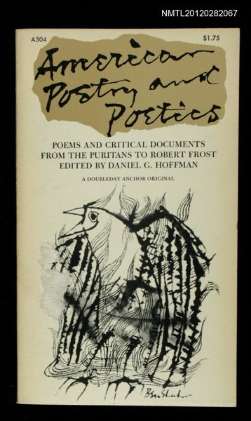 主要名稱：AMERICAN POETRY AND POETICS圖檔，第1張，共1張