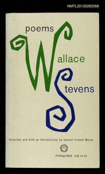 主要名稱：POEMS BY WALLACE STEVENS圖檔，第1張，共1張