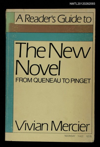 主要名稱：A READER'S GUIDE TO THE NEW NOVEL圖檔，第1張，共1張